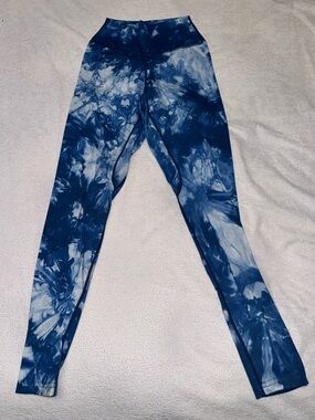 Balance Athletica Navy & White Tie-Dye Women’s Leggings